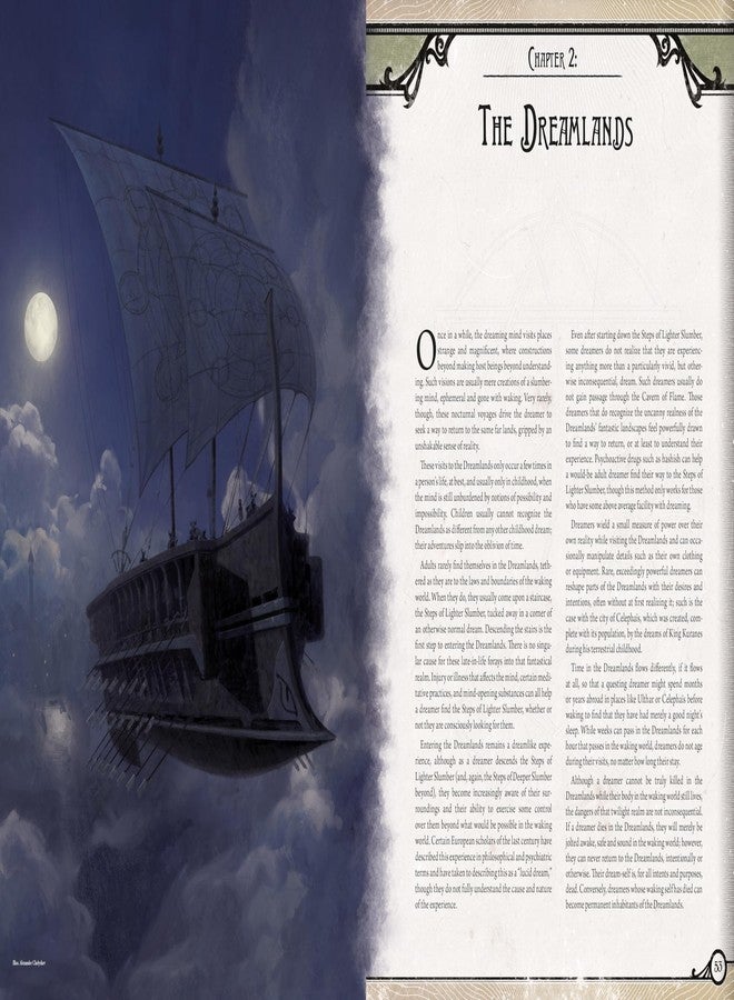 Edge Asmodee Arkham Horror The Roleplaying Game Dreams of Kingsport Setting Guide - Immersive RPG for Kids & Adults, Ages 14+, 2-6 Players, 1+ Hour Playtime - Image 4